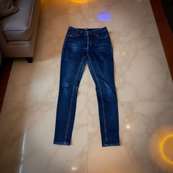 Boden The Soho Skinny Hi Rise Dark Wash Jeans Size 8 Long  27x 31 #176 - Picture 1 of 6